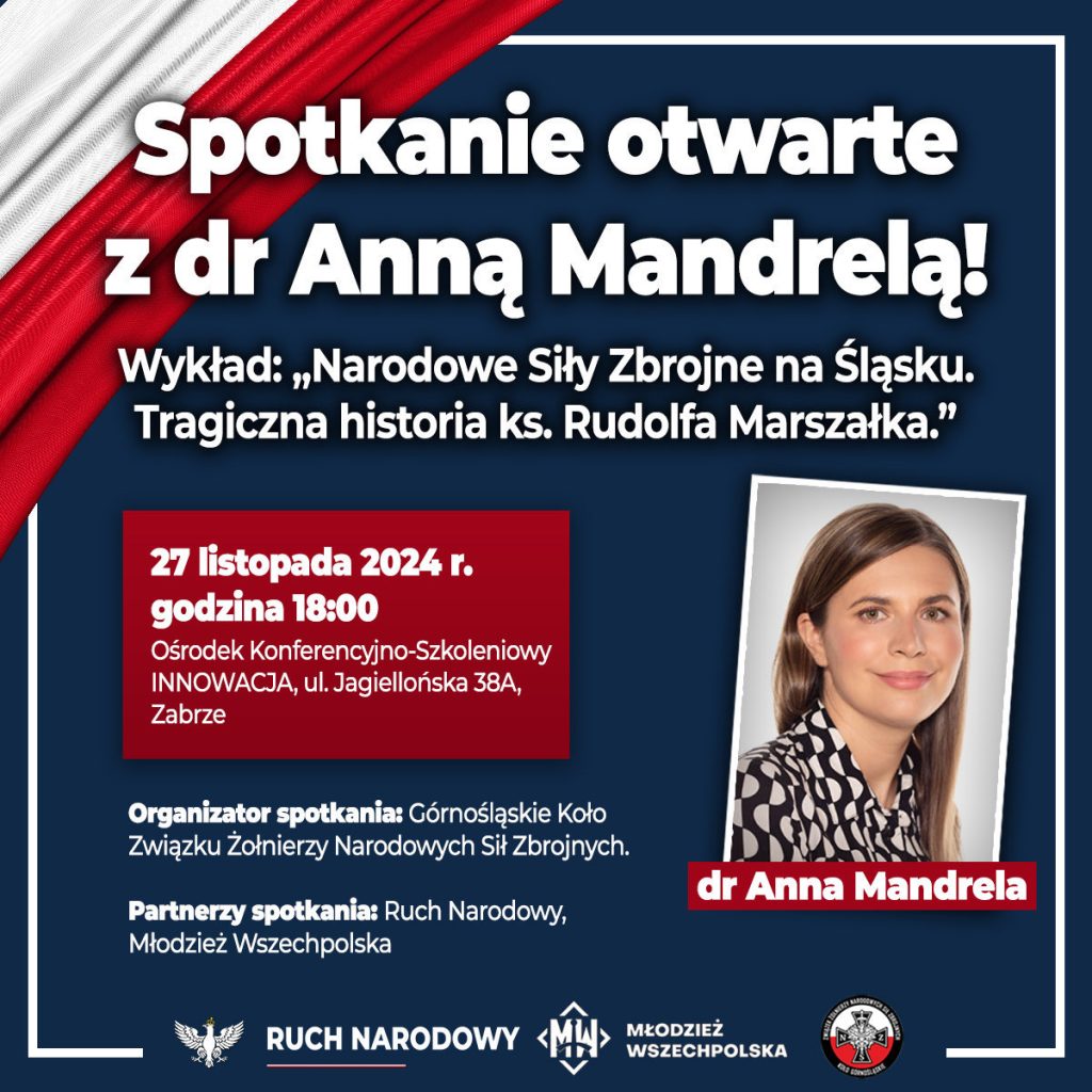 spotkanie z dr Anną Mandrelą w Zabrzu