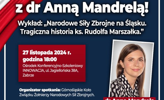 spotkanie z dr Anną Mandrelą w Zabrzu